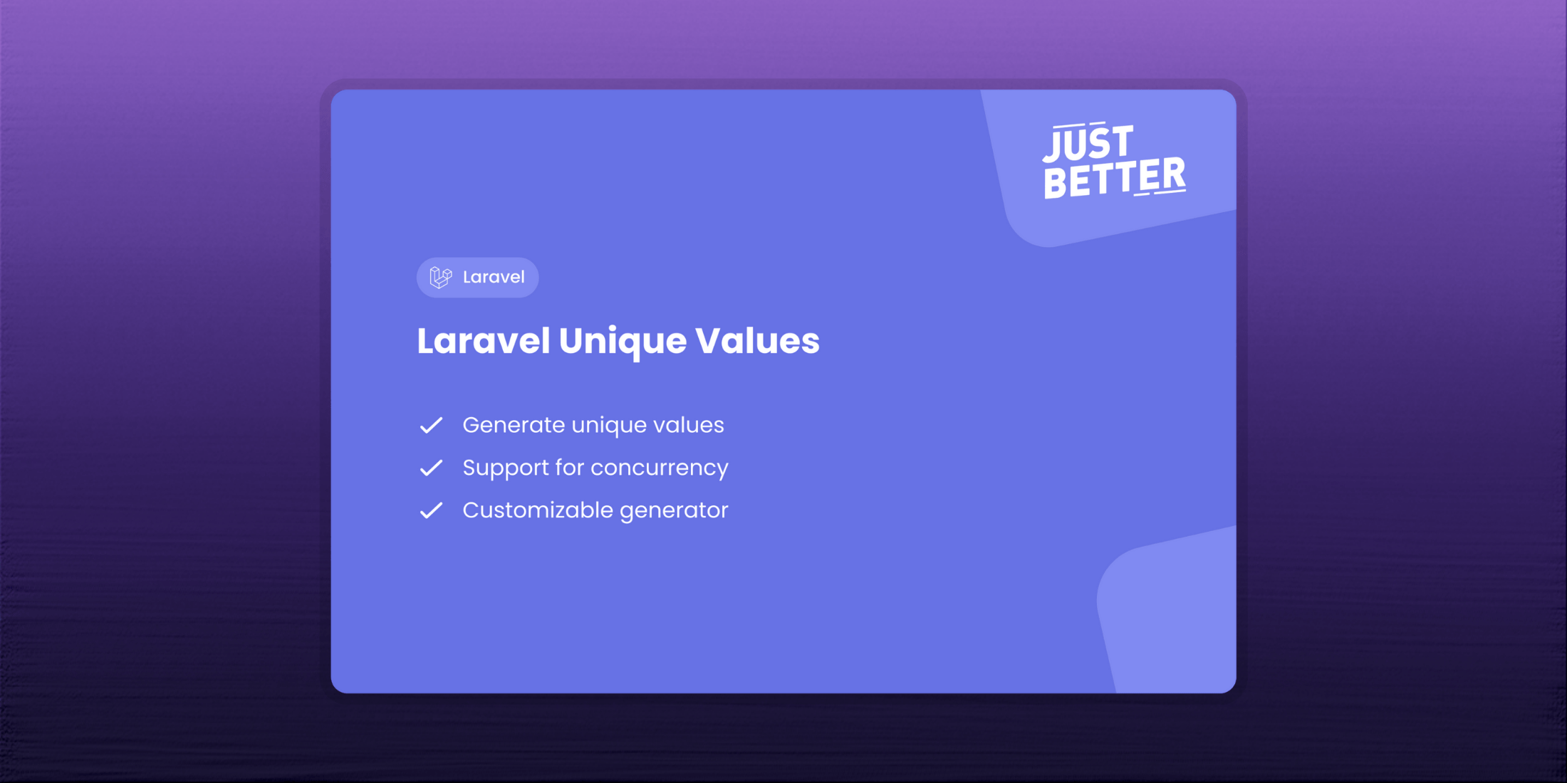 Generate Persistent Unique Values in Laravel