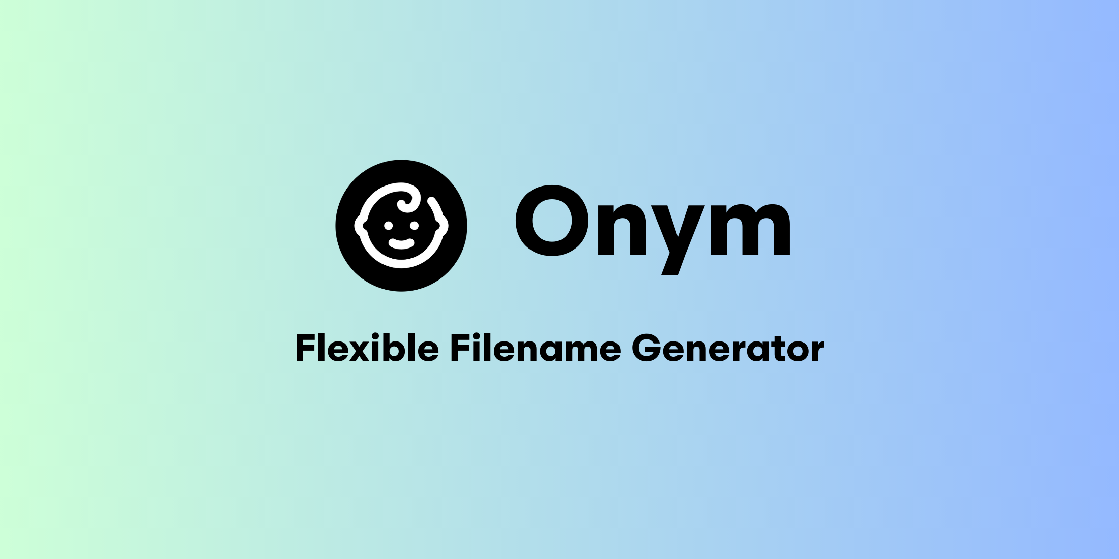 Onym - Flexible Filename Generator
